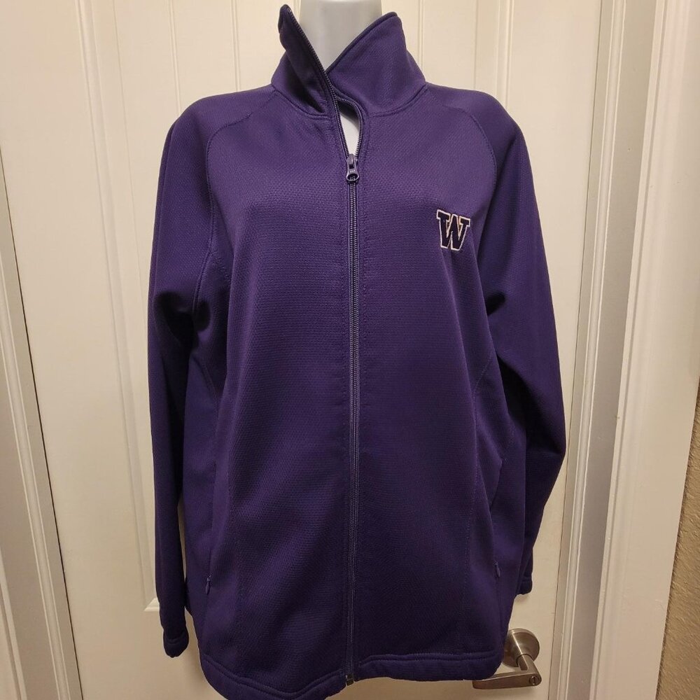 University of Washington Huskies Zip Up Jacket Size Small
